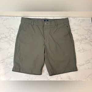 George Golf Men’s Shorts 36 Gray Flat Front 6 Inch Inseam Zip Pocket